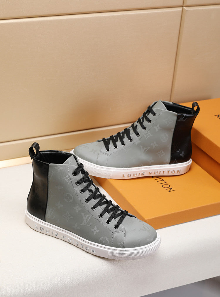 Anum Bags LUV Stellar Trainer Boot Gray Black Sneaker