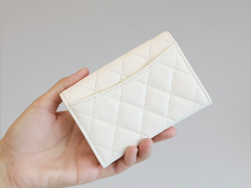 Anum Bags CHL CLASSIC CARD HOLDER WALLET WHITE AP0214