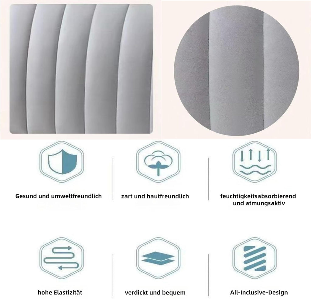 LuxCover Kopfteilbezug – Stilvoller Schutz fürs Bett