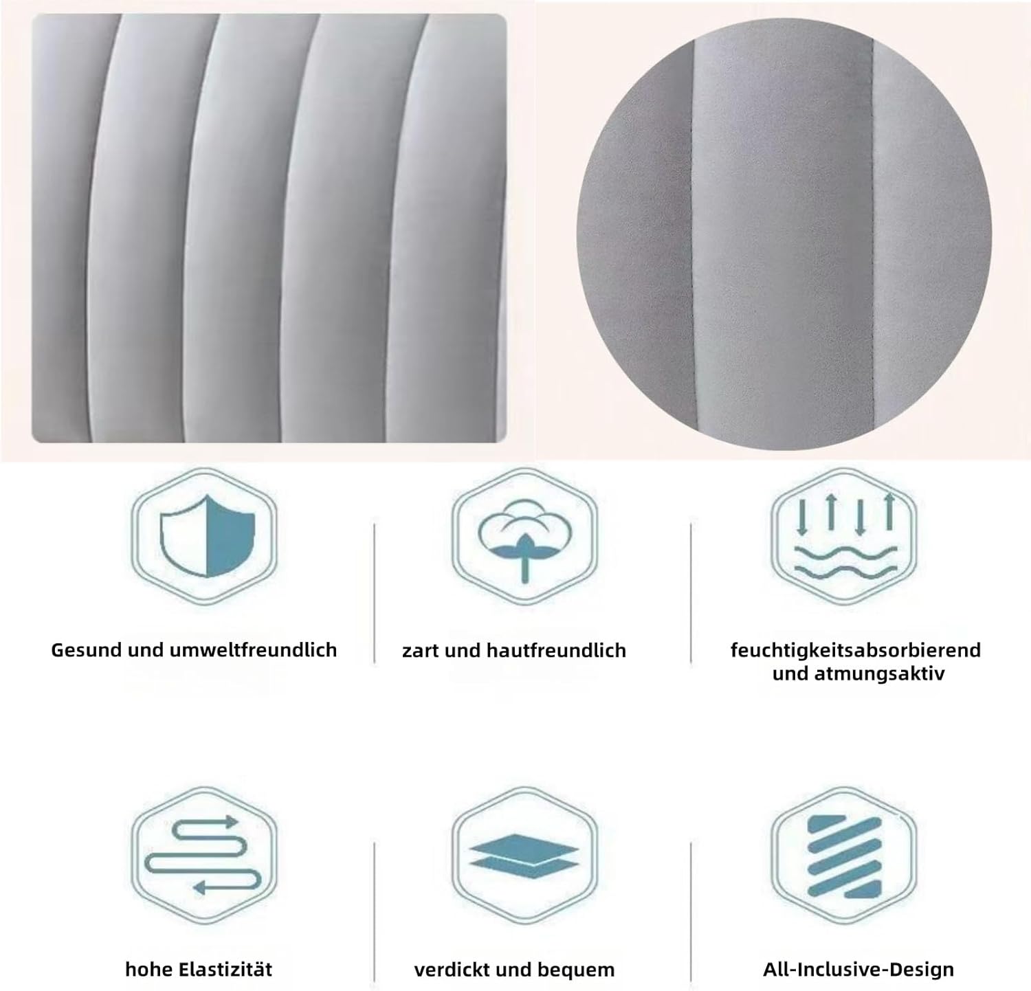 LuxCover Kopfteilbezug – Stilvoller Schutz fürs Bett
