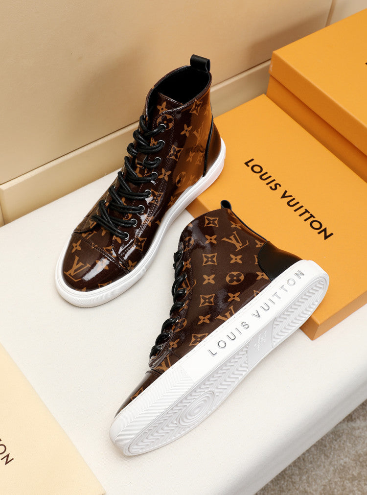 Anum Bags LUV Stellar Trainer Boot Brown Sneaker