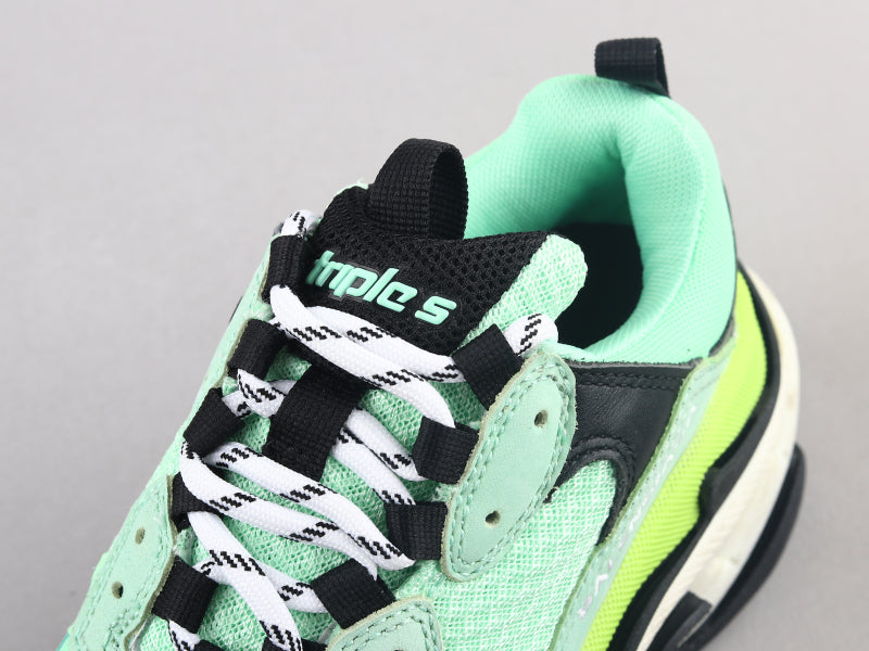 Ezyycart Bags Bla Triple S Yellow Green Sneaker