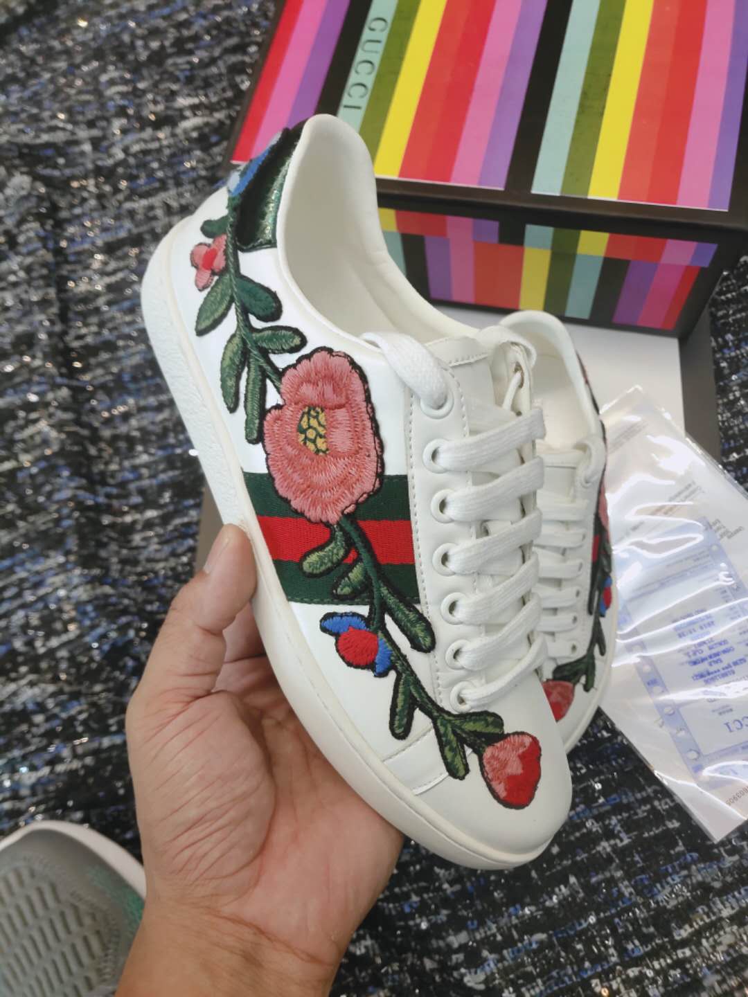 Ezyycart Bags MO-GCI Ace Embroidered Sneaker 031