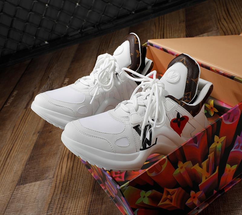 Anum Bags LUV Archlight White Brown Sneaker