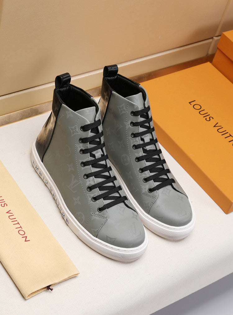 Anum Bags LUV Stellar Trainer Boot Gray Black Sneaker