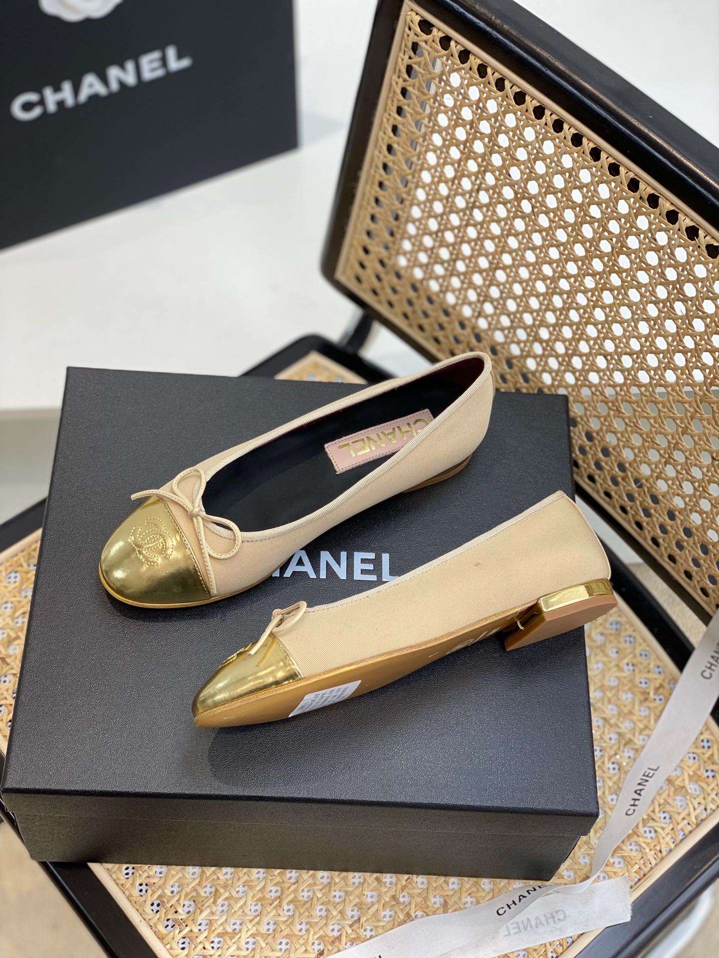 Anum Bags CHL FLATS GOLD BALLET