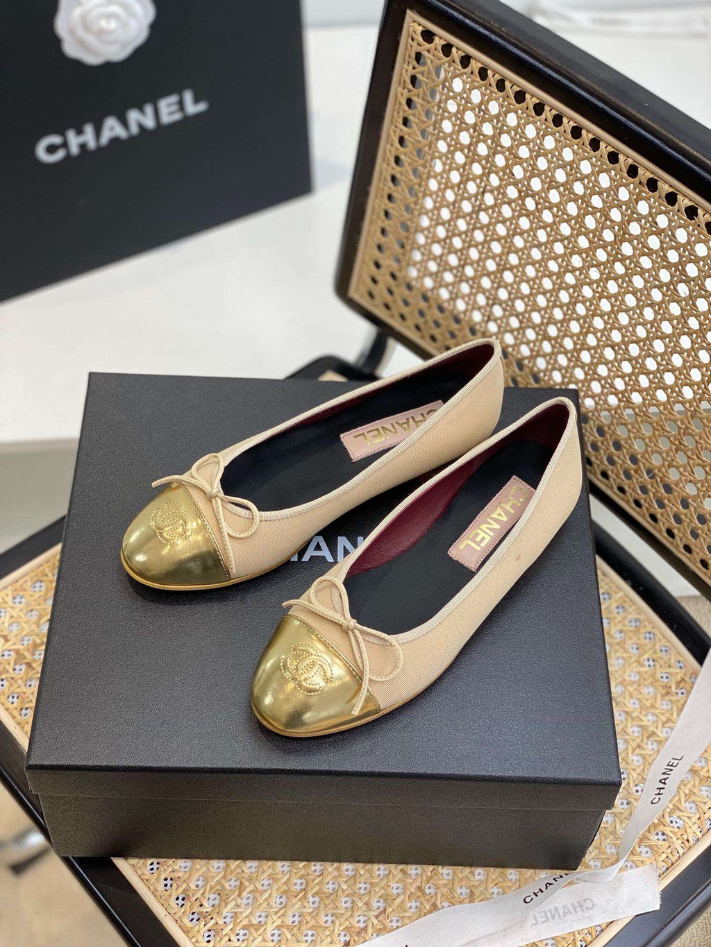 Anum Bags CHL FLATS GOLD BALLET