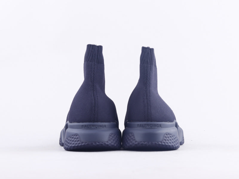 Ezyycart Bags Bla Socks And Shoes Pure Black Sneaker