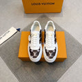 Anum Bags LUV Casual Low White Brown Sneaker