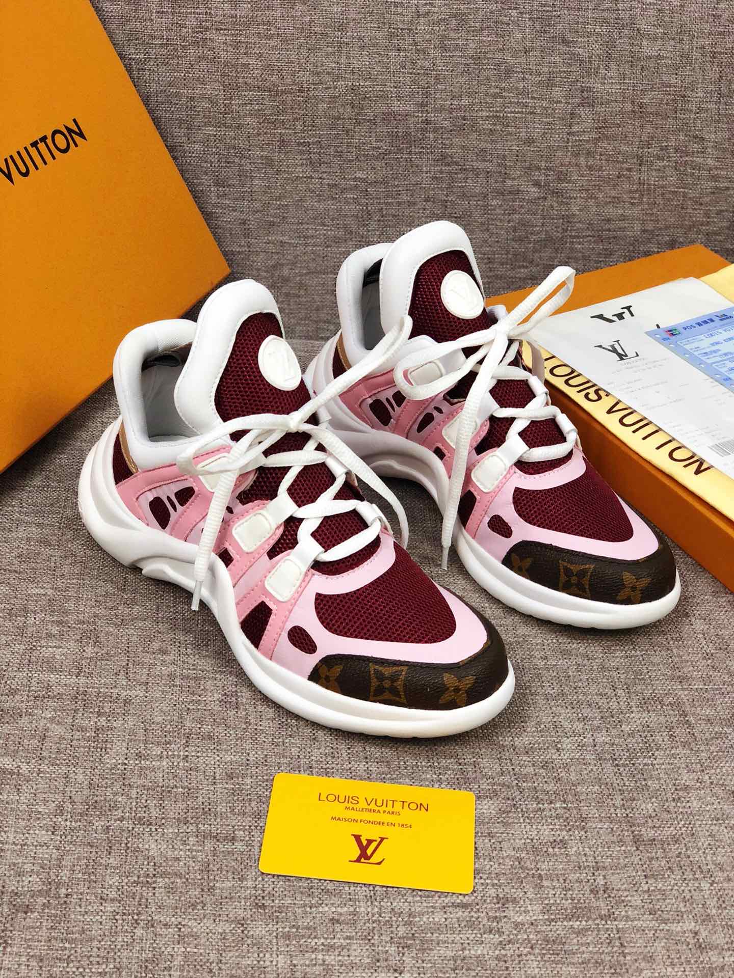 Anum Bags LUV Archlight Pink Brown Sneaker