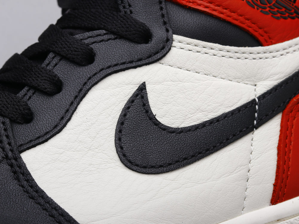 Ezyycart Bags AJ1 black red toe
