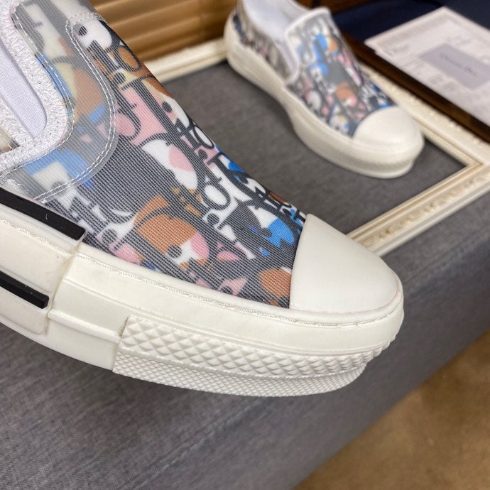 Anum Bags DIR B23 Slip MultiColor And White LOW-TOP SNEAKER