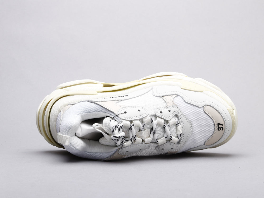 Ezyycart Bags Bla Triple S Pure White Sneaker