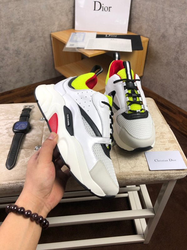 Anum Bags DIR B22 White And Yellow Sneaker
