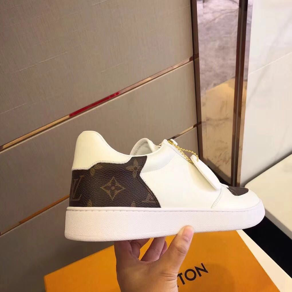 Anum Bags LUV Rivoli Low Brown White Sneaker