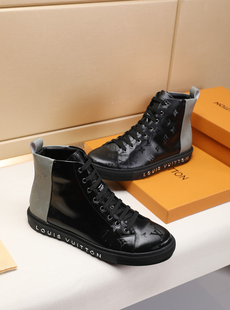 Anum Bags LUV Stellar Trainer Boot Black Gray Sneaker