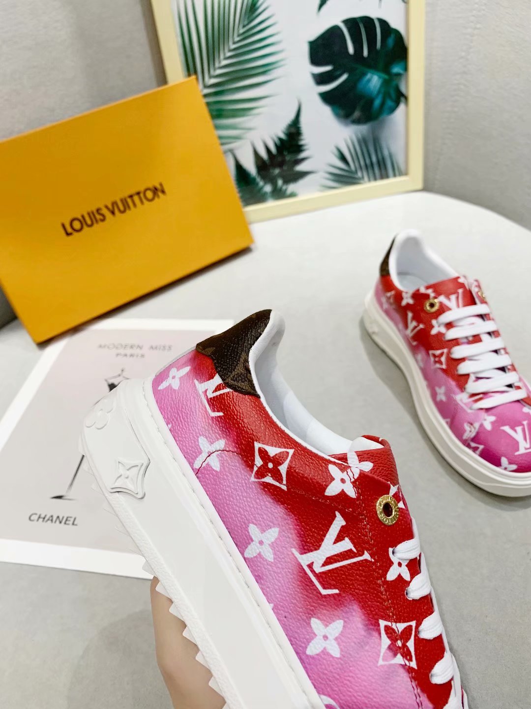 Anum Bags LUV Casual Low Pink Sneaker