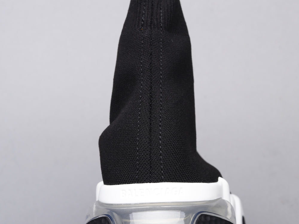 Ezyycart Bags Bla Socks Shoes Black and White Sneaker