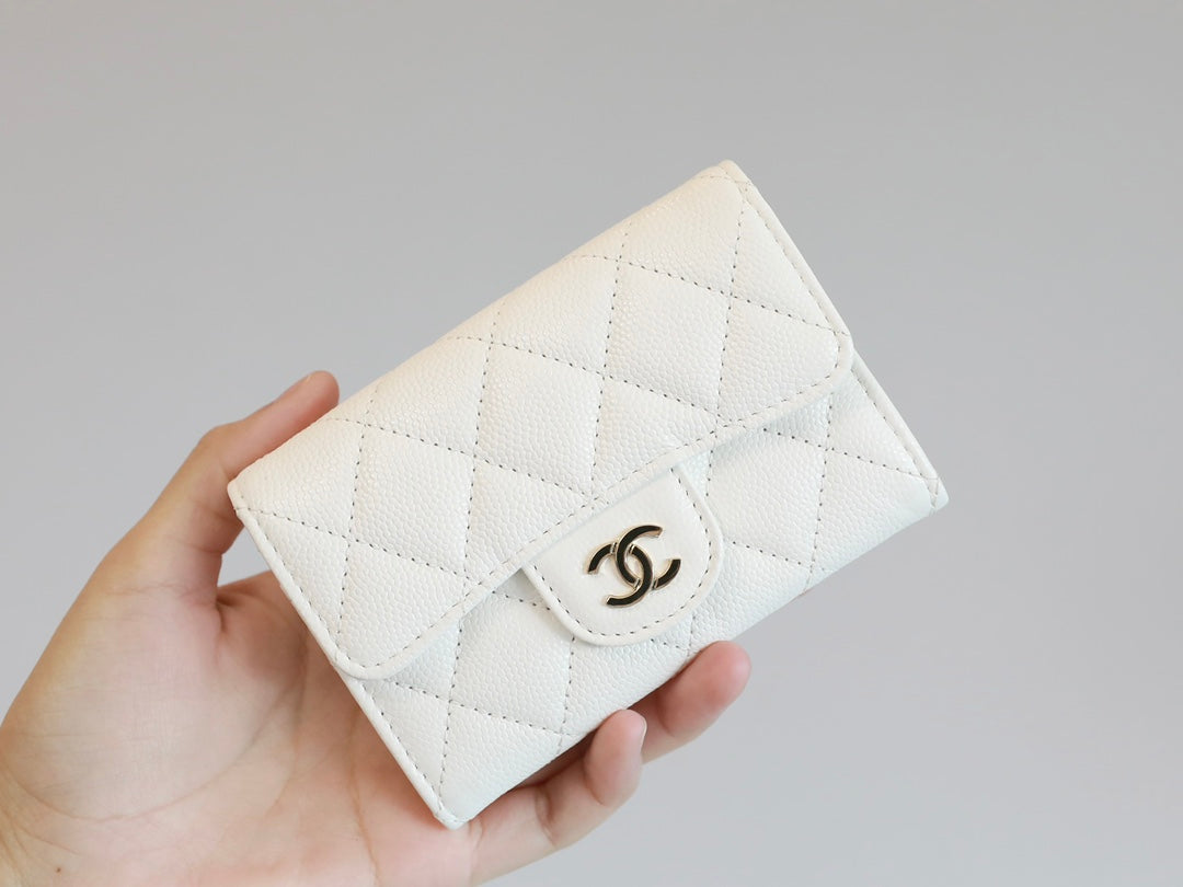 Anum Bags CHL CLASSIC CARD HOLDER WALLET WHITE AP0214