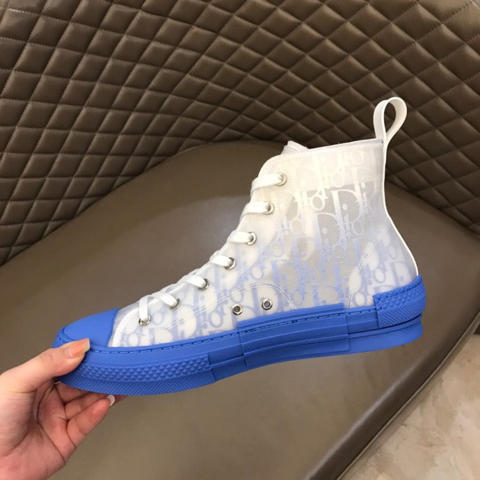 Anum Bags DIR B23 Oblique Gradient Blue HIGH-TOP SNEAKER