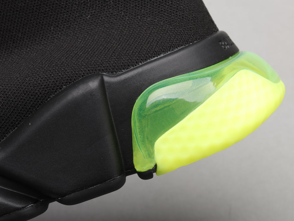 Ezyycart Bags Bla Socks Air Cushion Black Green Sneaker