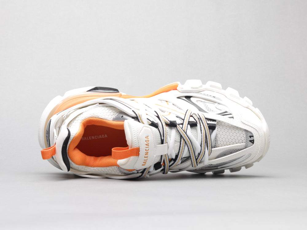 Ezyycart Bags Bla Track Orange White Sneaker