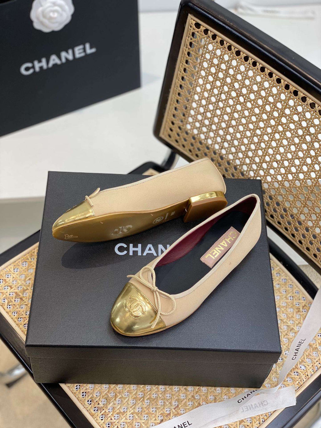 Anum Bags CHL FLATS GOLD BALLET