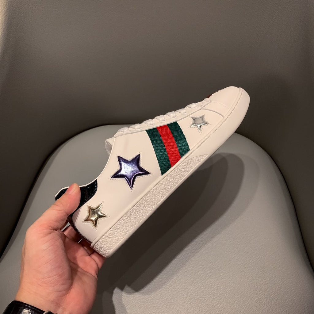Ezyycart Bags MO-GCI ACE LEATHER SNEAKER WITH STAR 109