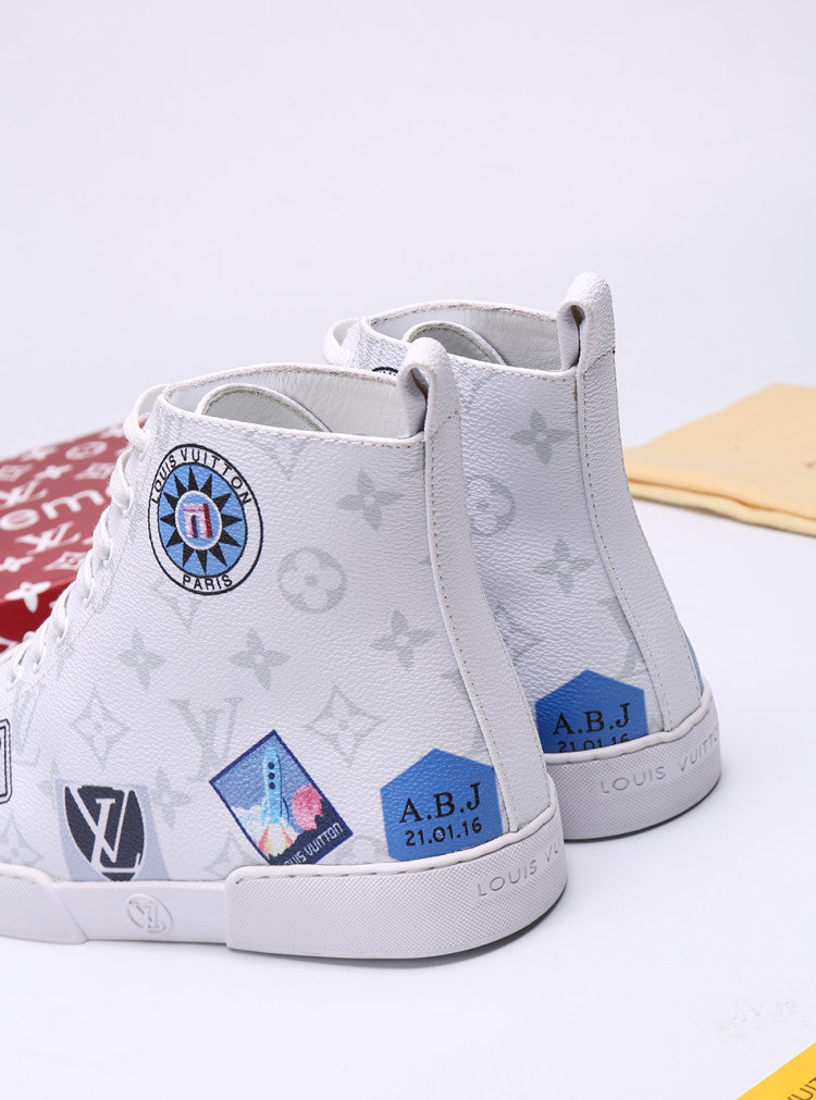 Anum Bags LUV Stellar Trainer Boot White Sneaker