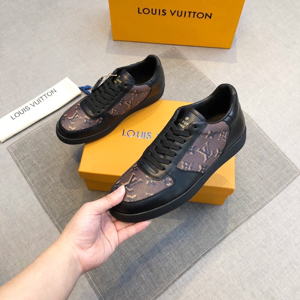 Anum Bags LUV Casual Low Black Brown Sneaker