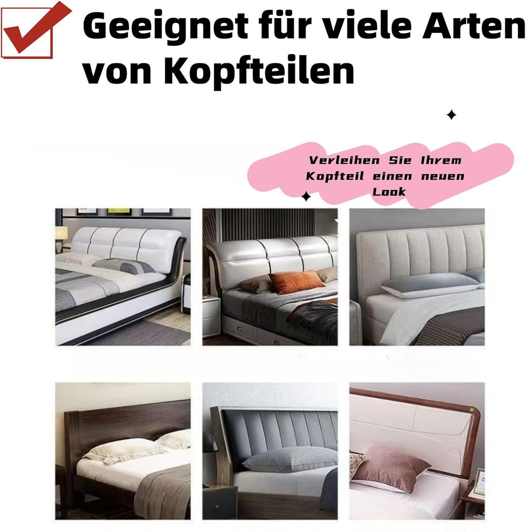 LuxCover Kopfteilbezug – Stilvoller Schutz fürs Bett