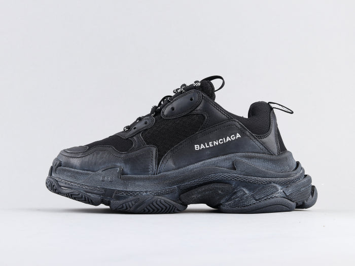Ezyycart Bags Bla Triple S Pure Black Sneaker