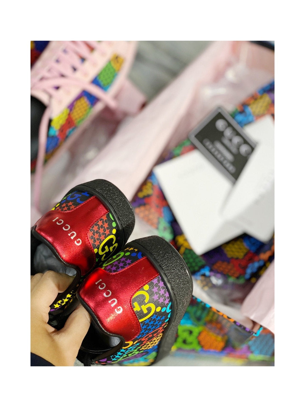 Ezyycart Bags MO-GCI Psychedelic Ace neaker 072