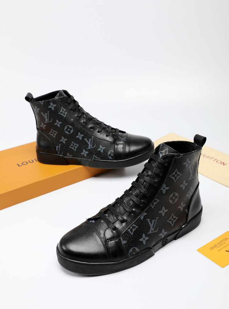 Anum Bags LUV High Monogram Black Boot Sneaker