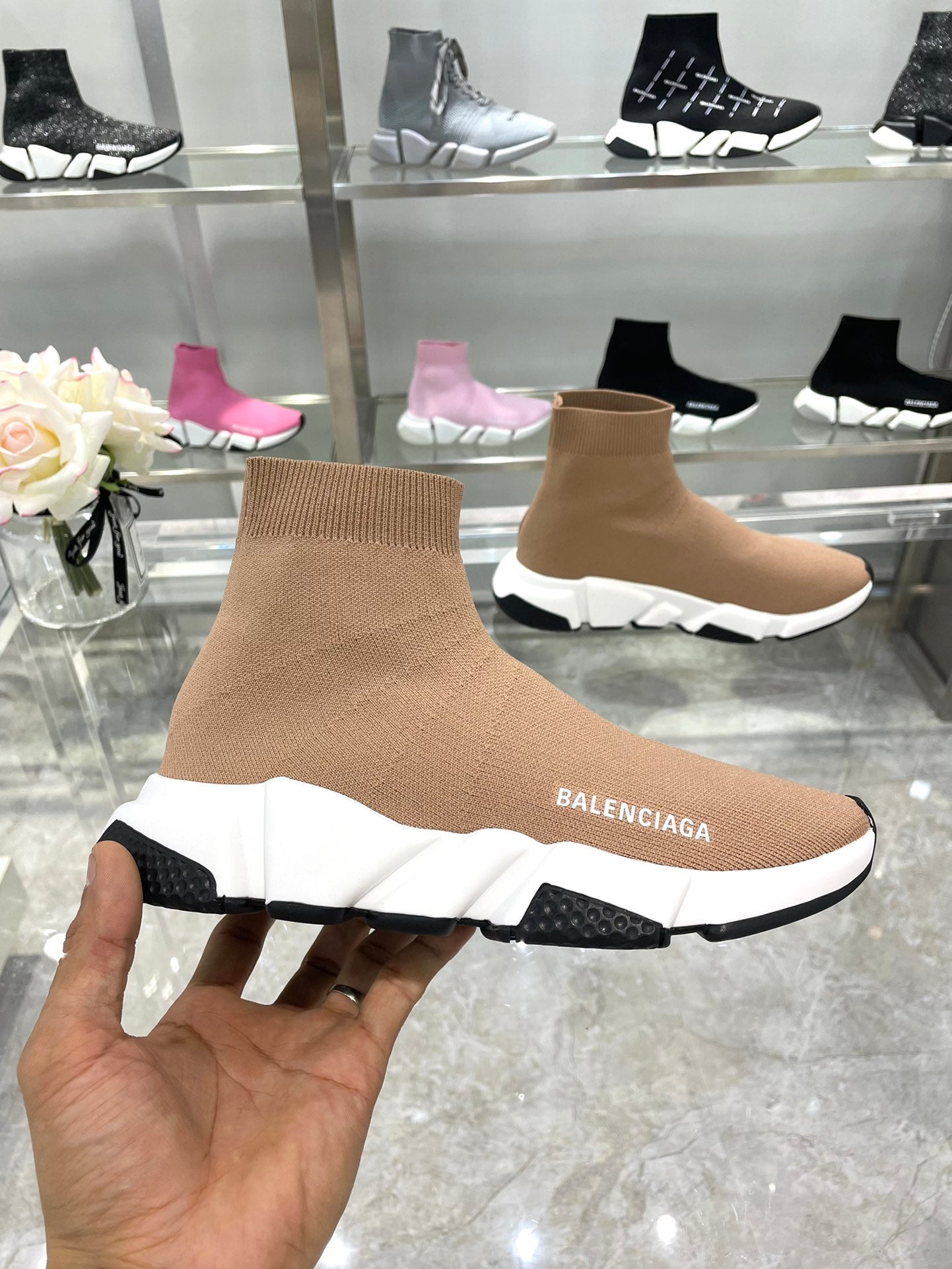 Ezyycart Bags Bla Speed Stretch Knit High Top