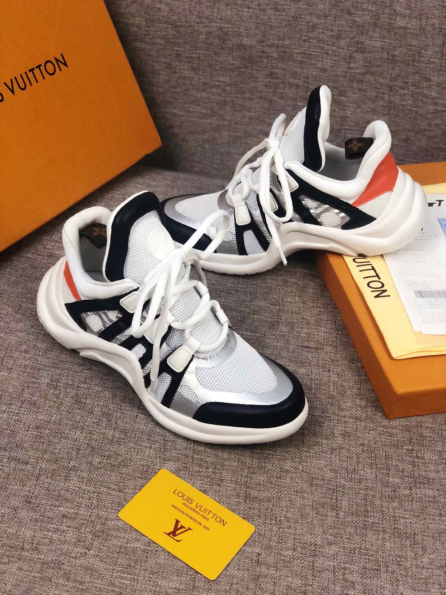 Anum Bags LUV Archlight White Black Orange Sneaker
