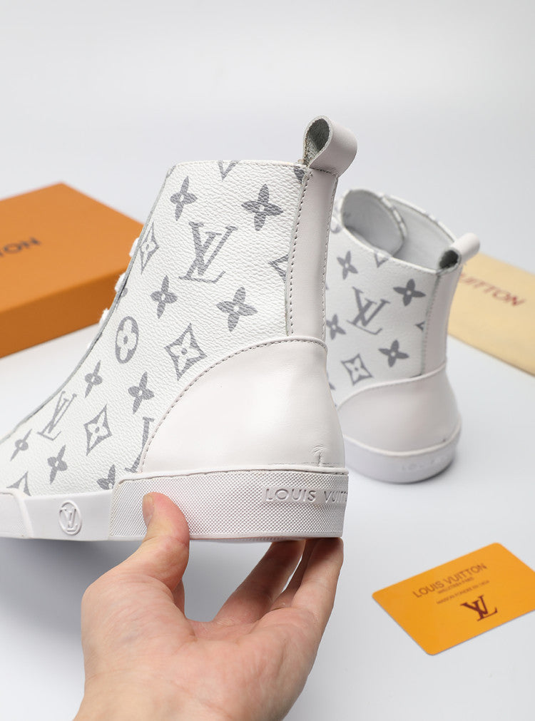 Anum Bags LUV High Monogram White Boot Sneaker
