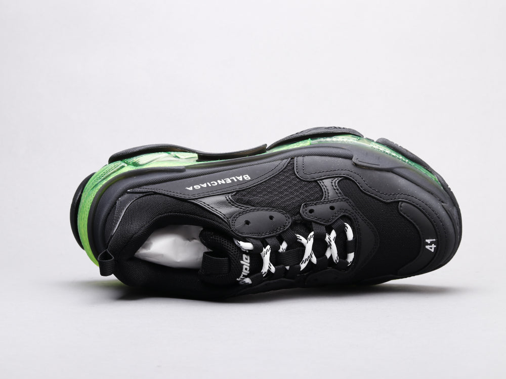 Ezyycart Bags Bla Triple S Black Green Sneaker
