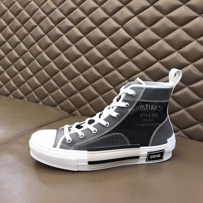 Anum Bags DIR B23 Black and White HIGH-TOP SNEAKER