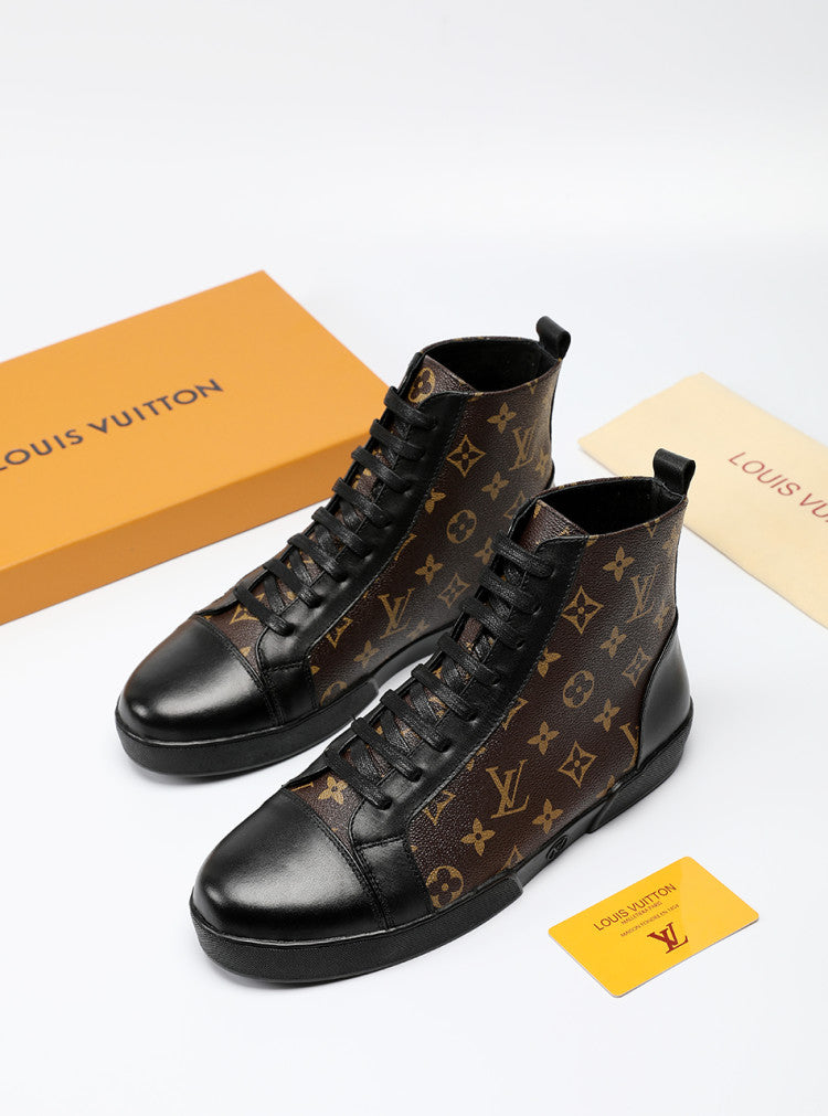 Anum Bags LUV High Monogram Brown Boot Sneaker