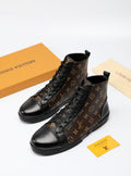 Anum Bags LUV High Monogram Brown Boot Sneaker