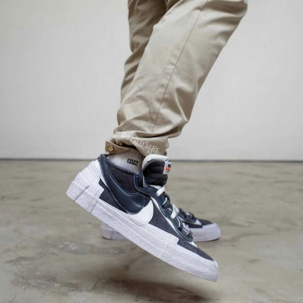 Ezyycart Bags Sacai x Blazer Low Black & White
