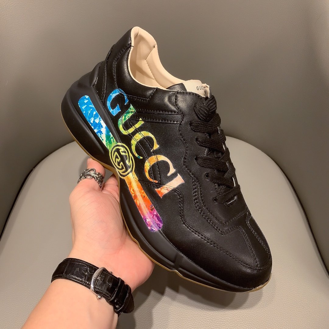Ezyycart Bags MO-GCI RHYTON VINTAGE TRAINER BLACK SNEAKER 145