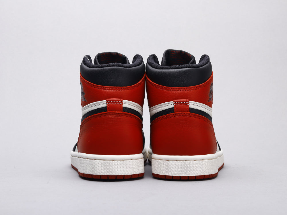 Ezyycart Bags AJ1 black red toe