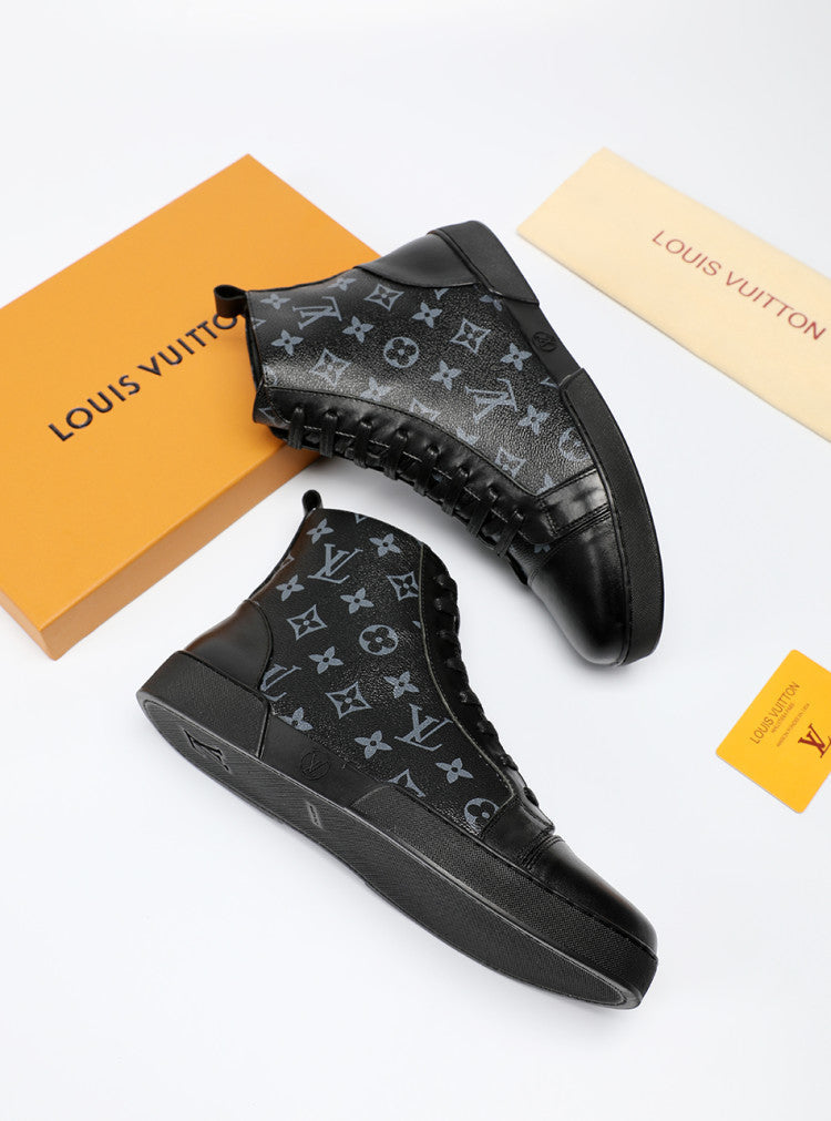 Anum Bags LUV High Monogram Black Boot Sneaker