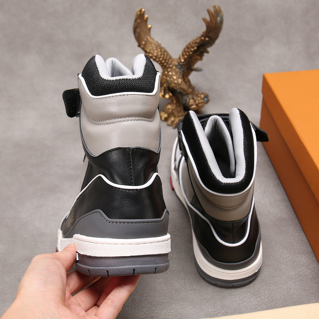 Anum Bags LUV Traners Inspired Black Gray Sneaker