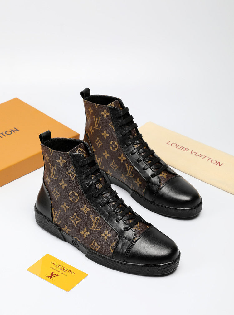 Anum Bags LUV High Monogram Brown Boot Sneaker