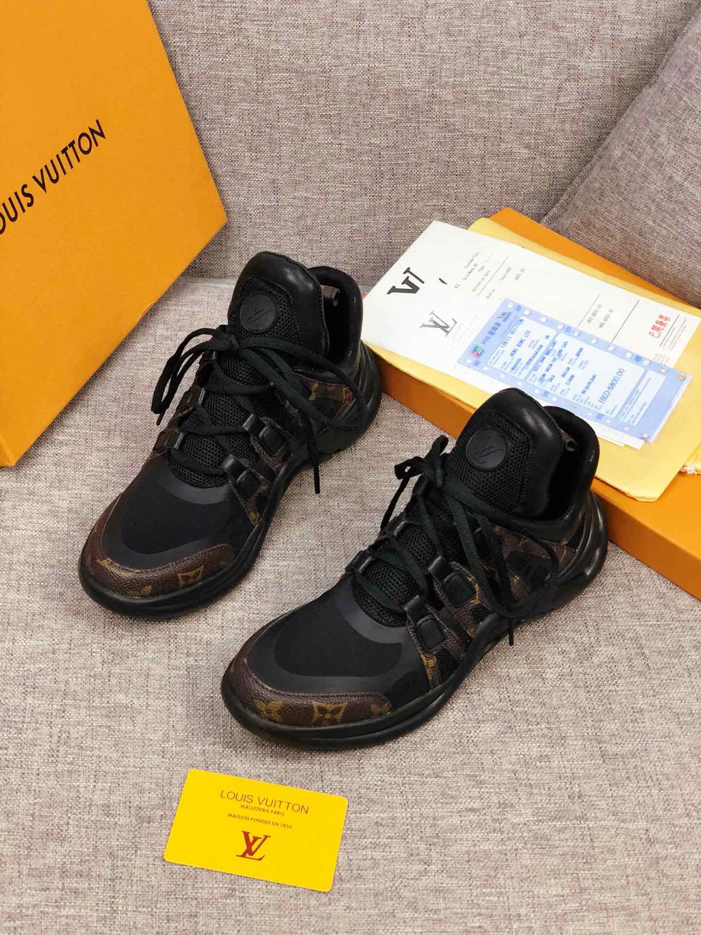 Anum Bags LUV Archlight Black Brown Sneaker