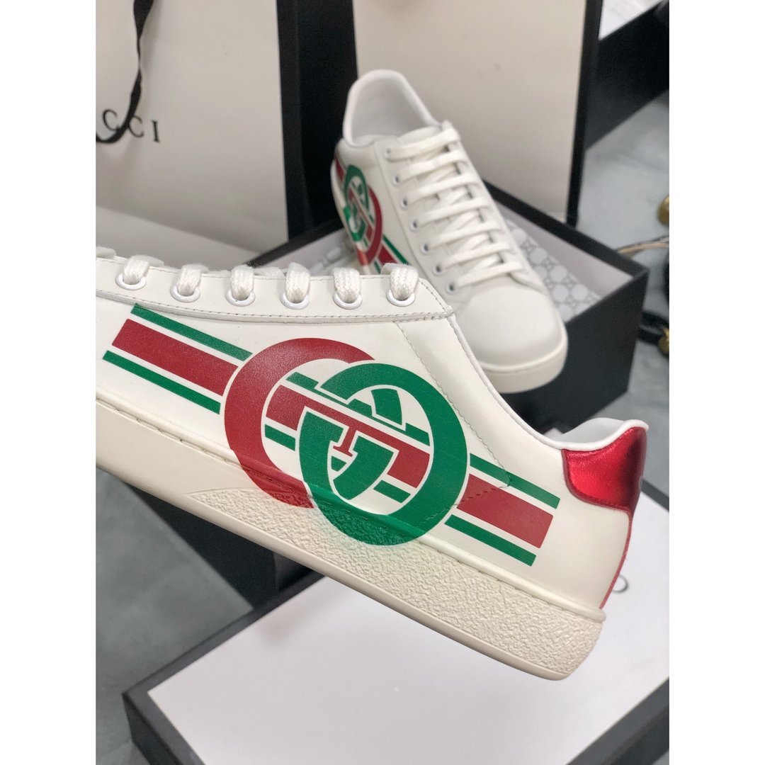 Ezyycart Bags MO-GCI Ace white interlocking Sneaker 087