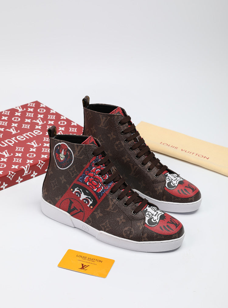 Anum Bags LUV Stellar Trainer Boot Brown Sneaker